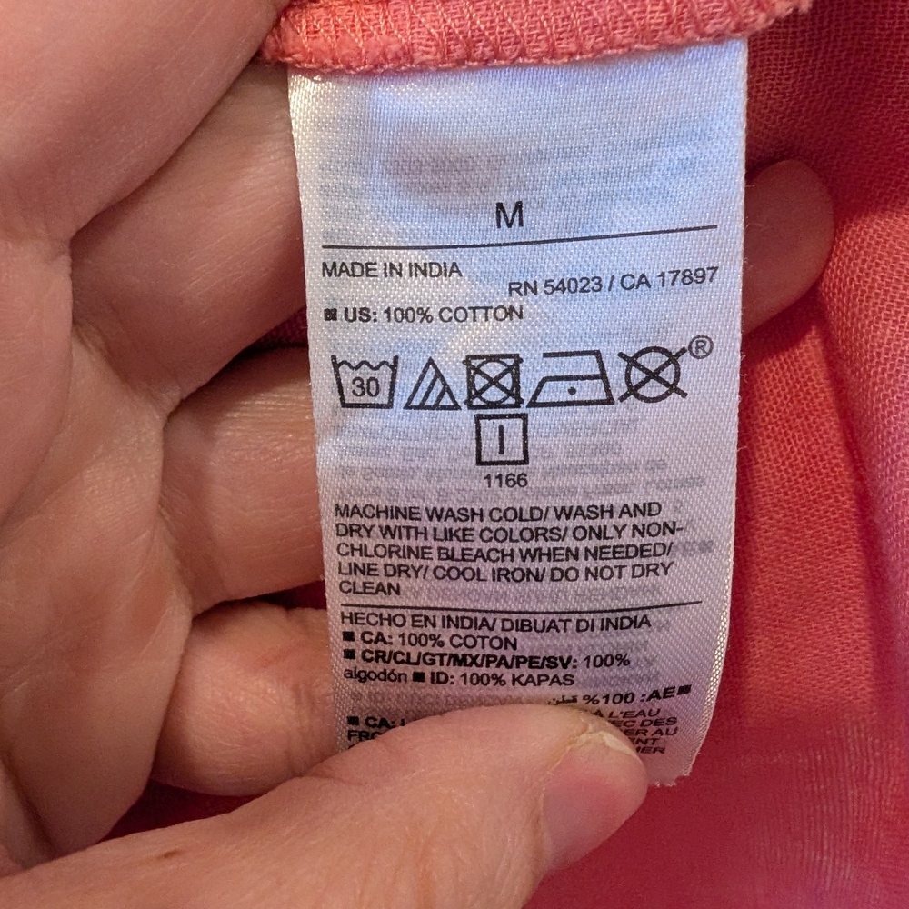 3 For $18 Old Navy Coral Women's Top - Picture 3 of 4